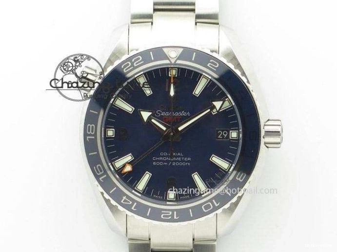 0218 Fashionable De Ville Prestige Real Power Reserve SS TW 1:1 Best Edition White Dial Blue Markers On Leather Strap A 8094